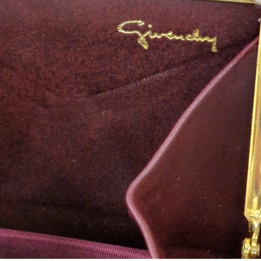 Authentic Givenchy Burgundy Wallets With Gold Det… - image 4